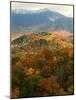 Mt LeConte above fall foliage, Smoky Mountains, Tennessee, USA-Anna Miller-Mounted Photographic Print