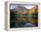 Mt. Magog Reflected in White Pine Lake at Sunrise, Wasatch-Cache National Forest, Utah, USA-Scott T^ Smith-Framed Premier Image Canvas