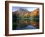 Mt. Magog Reflected in White Pine Lake at Sunrise, Wasatch-Cache National Forest, Utah, USA-Scott T^ Smith-Framed Photographic Print