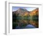 Mt. Magog Reflected in White Pine Lake at Sunrise, Wasatch-Cache National Forest, Utah, USA-Scott T^ Smith-Framed Photographic Print