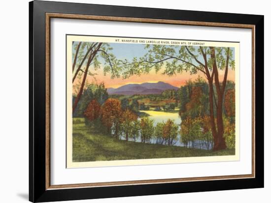 Mt. Mansfield, Green Mountains, Vermont-null-Framed Art Print