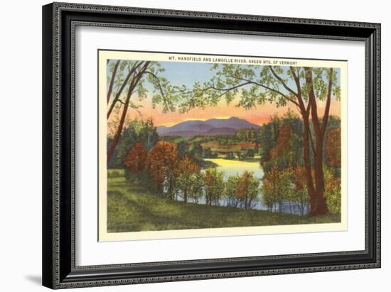 Mt. Mansfield, Green Mountains, Vermont-null-Framed Art Print