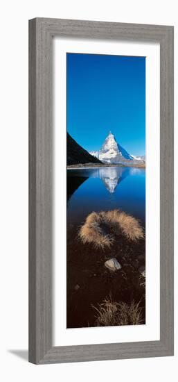 Mt Matterhorn and Riffel Lake Switzerland-null-Framed Photographic Print