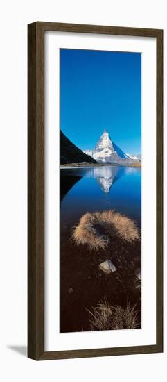 Mt Matterhorn and Riffel Lake Switzerland-null-Framed Photographic Print