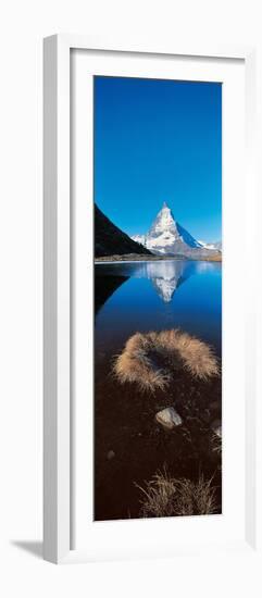 Mt Matterhorn and Riffel Lake Switzerland-null-Framed Photographic Print