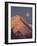 Mt. McKinley and Full Moon, Denali National Park, Alaska, USA-Hugh Rose-Framed Photographic Print