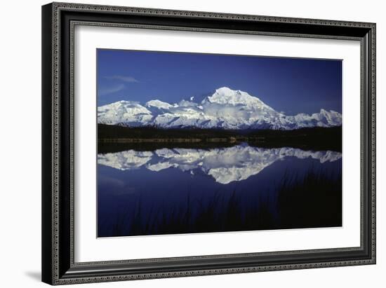 Mt, Mckinley (Denali) from Reflection Pond, Denali-null-Framed Photographic Print