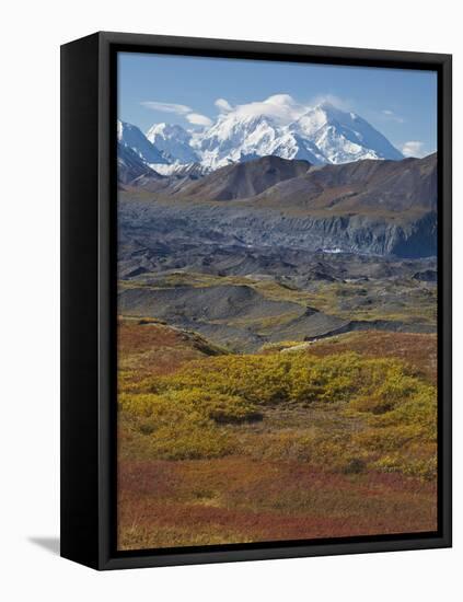 Mt. Mckinley, Denali National Park, Alaska, USA-Hugh Rose-Framed Premier Image Canvas