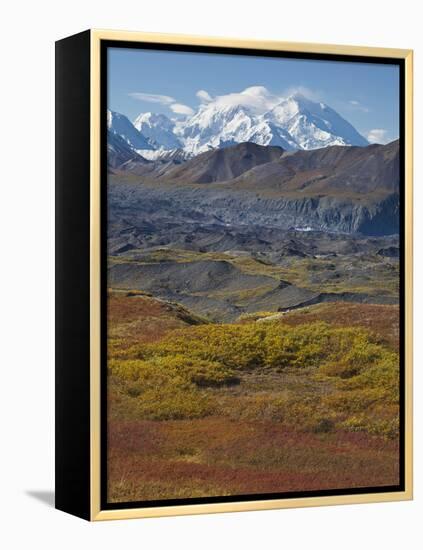 Mt. Mckinley, Denali National Park, Alaska, USA-Hugh Rose-Framed Premier Image Canvas