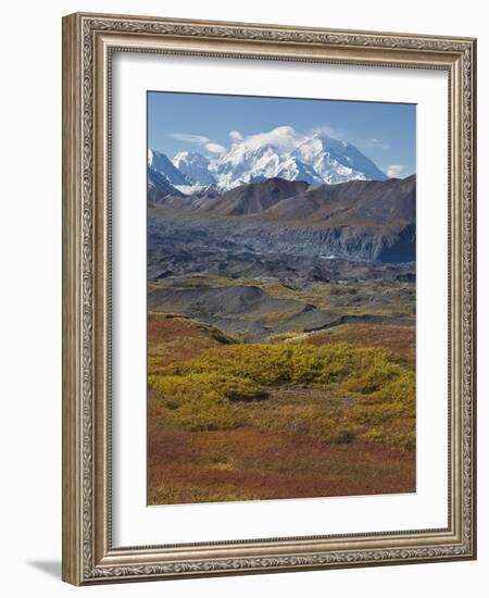 Mt. Mckinley, Denali National Park, Alaska, USA-Hugh Rose-Framed Photographic Print