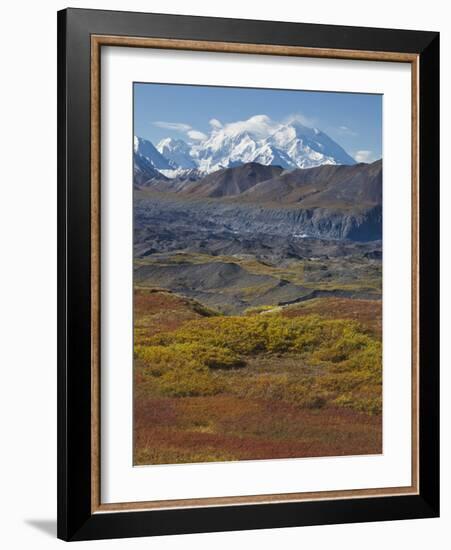 Mt. Mckinley, Denali National Park, Alaska, USA-Hugh Rose-Framed Photographic Print