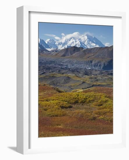 Mt. Mckinley, Denali National Park, Alaska, USA-Hugh Rose-Framed Photographic Print