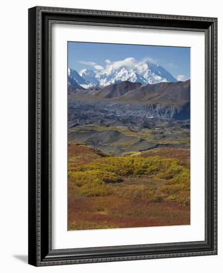 Mt. Mckinley, Denali National Park, Alaska, USA-Hugh Rose-Framed Photographic Print