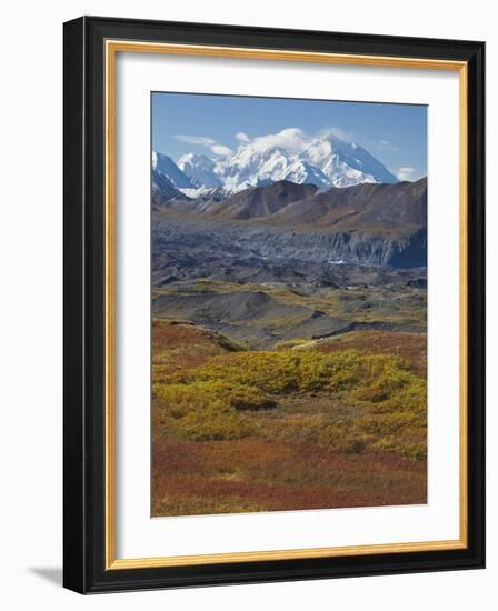 Mt. Mckinley, Denali National Park, Alaska, USA-Hugh Rose-Framed Photographic Print