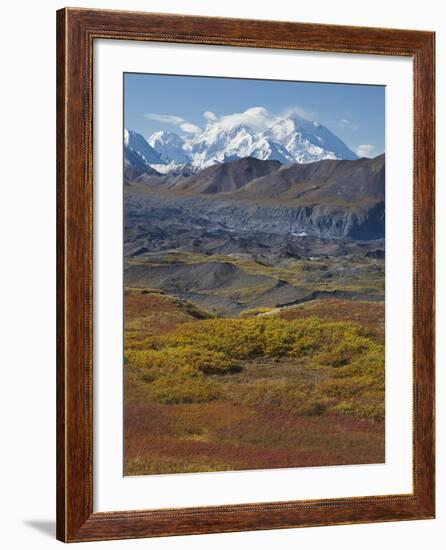 Mt. Mckinley, Denali National Park, Alaska, USA-Hugh Rose-Framed Photographic Print