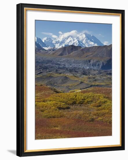 Mt. Mckinley, Denali National Park, Alaska, USA-Hugh Rose-Framed Photographic Print