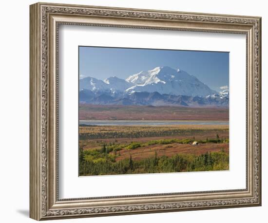 Mt. Mckinley, Denali National Park, Alaska, USA-Hugh Rose-Framed Photographic Print