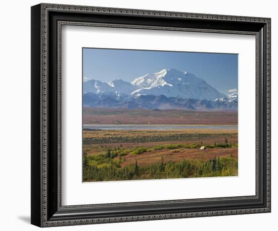 Mt. Mckinley, Denali National Park, Alaska, USA-Hugh Rose-Framed Photographic Print