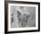 Mt. McKinley Dogsled Scene Photograph - Alaska-Lantern Press-Framed Art Print