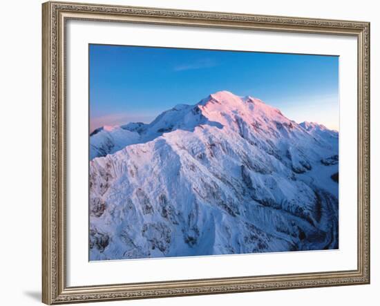 Mt. McKinley Peak, Denali National Park, Alaska, USA-Dee Ann Pederson-Framed Photographic Print
