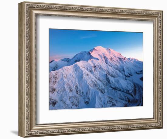 Mt. McKinley Peak, Denali National Park, Alaska, USA-Dee Ann Pederson-Framed Photographic Print