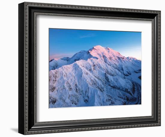 Mt. McKinley Peak, Denali National Park, Alaska, USA-Dee Ann Pederson-Framed Photographic Print