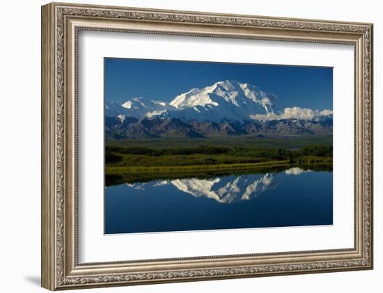 Mt, McKinnley Reflection, Alaska-Charles Glover-Framed Giclee Print