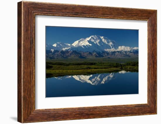 Mt, McKinnley Reflection, Alaska-Charles Glover-Framed Giclee Print