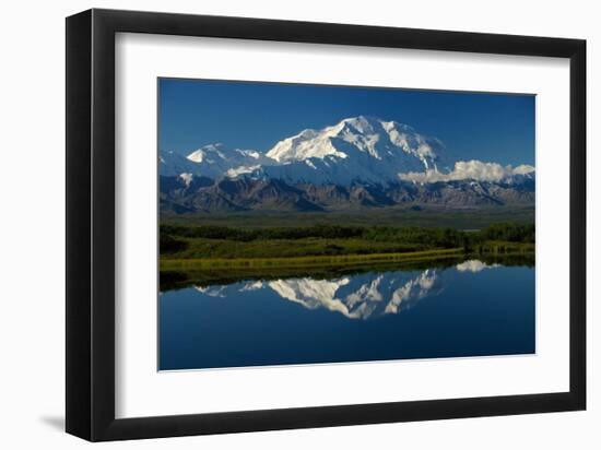 Mt, McKinnley Reflection, Alaska-Charles Glover-Framed Giclee Print