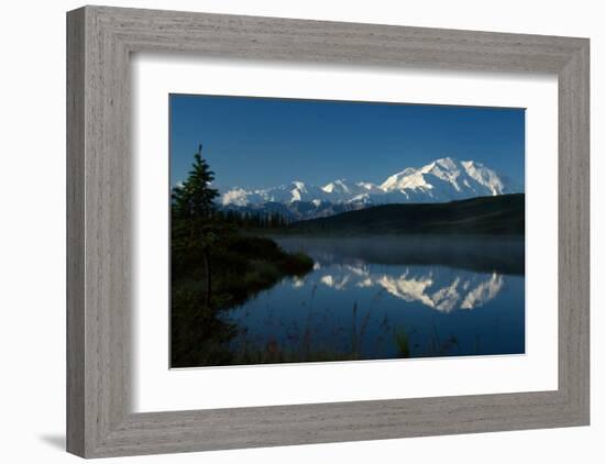 Mt. McKinnley, Wonderlake, Alaska-Charles Glover-Framed Giclee Print