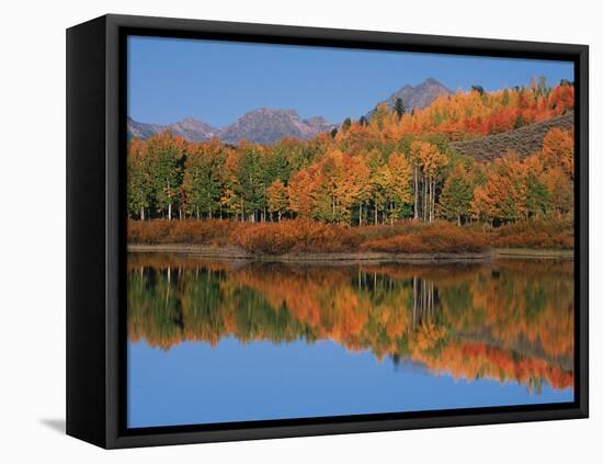 Mt. Moren, Oxbow Bend, Grand Tetons National Park, Wyoming, USA-Dee Ann Pederson-Framed Premier Image Canvas