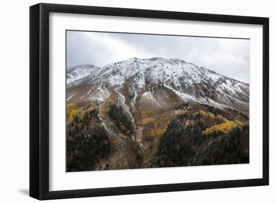 Mt Nebo (11,928 Ft), Highest Point In Wasatch Mountain Range, As Seen From The Mt Nebo Overlook-Ben Herndon-Framed Photographic Print