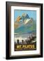Mt. Pilatus - Lucerne, Switzerland - Cogwheel Railway-Pacifica Island Art-Framed Art Print