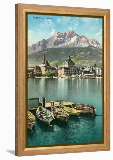 Mt. Pilatus, Lucerne, Switzerland-null-Framed Stretched Canvas