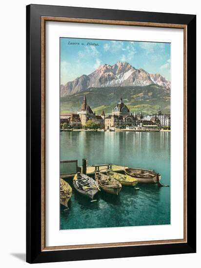 Mt. Pilatus, Lucerne, Switzerland-null-Framed Art Print