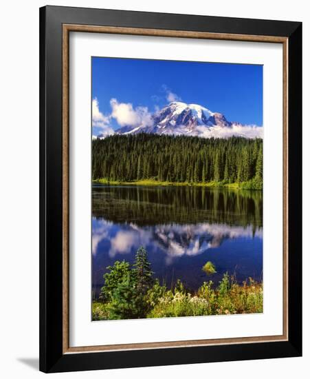 Mt. Rainer II-Ike Leahy-Framed Photographic Print