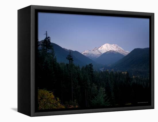 Mt. Rainier at Dawn, Washington State, USA-Aaron McCoy-Framed Premier Image Canvas