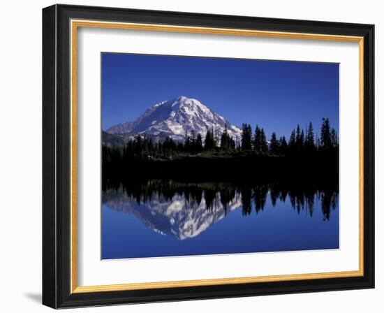 Mt. Rainier from Eunice Lake, Mt. Rainier National Park, Washington, USA-Jamie & Judy Wild-Framed Photographic Print