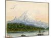 Mt. Rainier From Seattle-Alfred Downing-Mounted Giclee Print