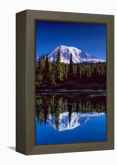 Mt. Rainier III-Ike Leahy-Framed Premier Image Canvas