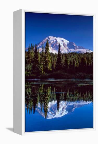 Mt. Rainier III-Ike Leahy-Framed Premier Image Canvas