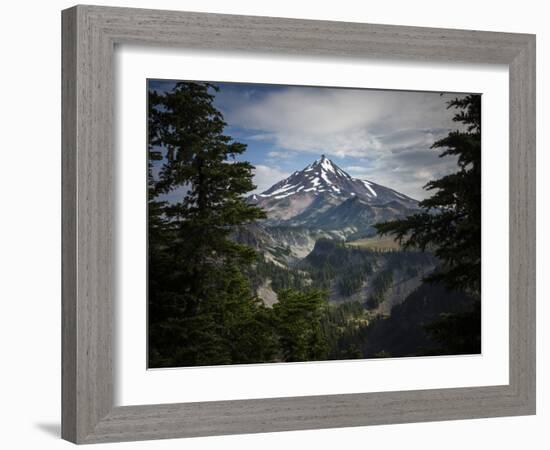 Mt Rainier In The Morning Light As Seen From The Pacific Crest Trail-Ron Koeberer-Framed Photographic Print