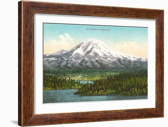 Mt. Rainier, Washington-null-Framed Art Print