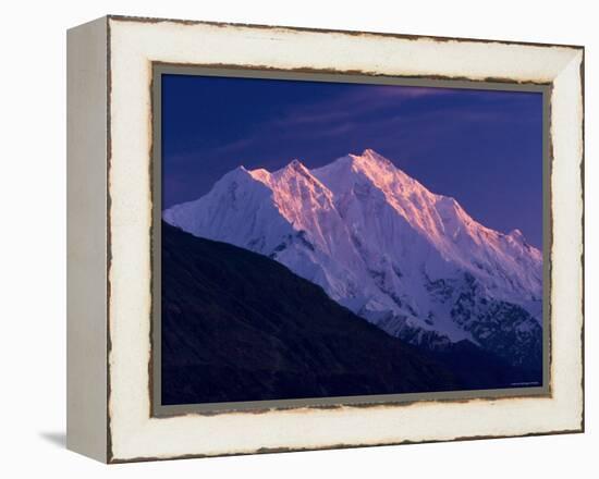 Mt. Rakaposhi Viewed from Karimabad, Hunza Valley, Karakoram, Pakistan-Michele Falzone-Framed Premier Image Canvas