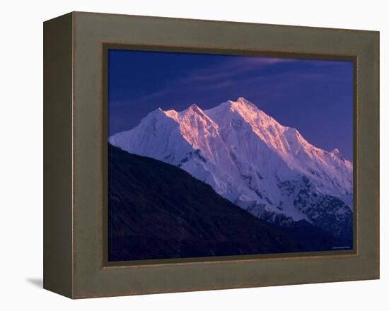 Mt. Rakaposhi Viewed from Karimabad, Hunza Valley, Karakoram, Pakistan-Michele Falzone-Framed Premier Image Canvas