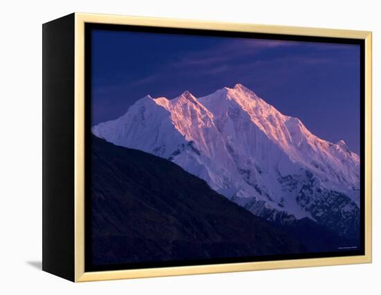 Mt. Rakaposhi Viewed from Karimabad, Hunza Valley, Karakoram, Pakistan-Michele Falzone-Framed Premier Image Canvas