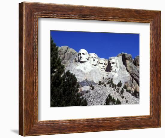 Mt Rushmore Presidents, South Dakota, USA-Bill Bachmann-Framed Photographic Print