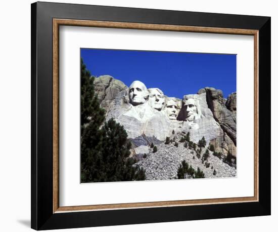 Mt Rushmore Presidents, South Dakota, USA-Bill Bachmann-Framed Photographic Print