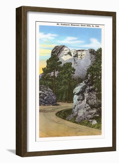 Mt. Rushmore, South Dakota-null-Framed Art Print