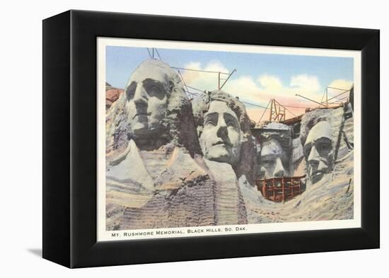 Mt. Rushmore, South Dakota-null-Framed Stretched Canvas